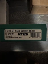 RCBS 13201 6.5x55 Swedish Mauser