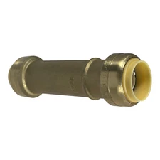 1 Pack XFITTING 3/4" Push Fit Slip Coupling, Repair Coupling, Lead Free Brass