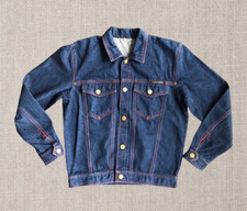 Vintage Issey Miyake Hai Sporting Gear Denim Jacket Women’s Dark Wash Blue