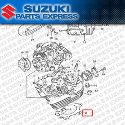 NEW OEM SUZUKI CYLINDER HEAD GASKET GZ250 GZ 250 2008 - 2015 11141