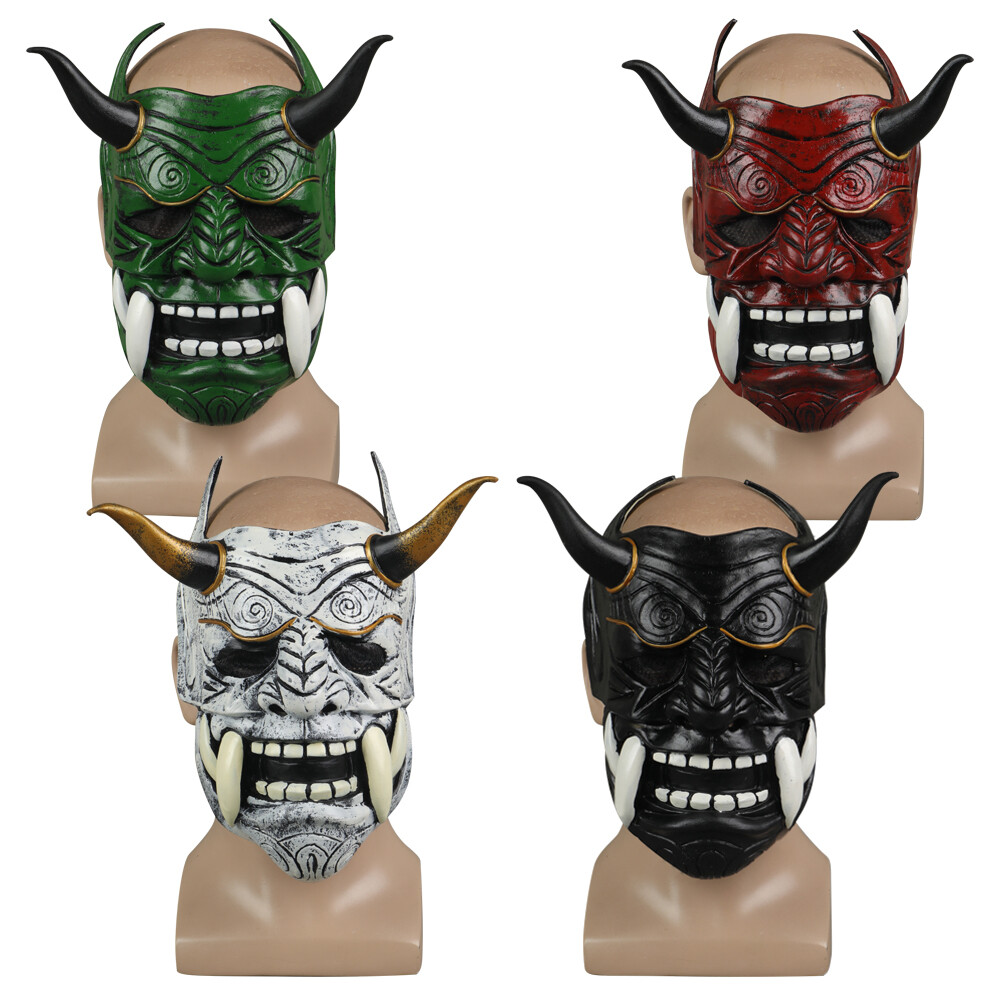 Demon Knight Samurai Kabuki Oni Onimaru Mempo Ronin Ninja Mask