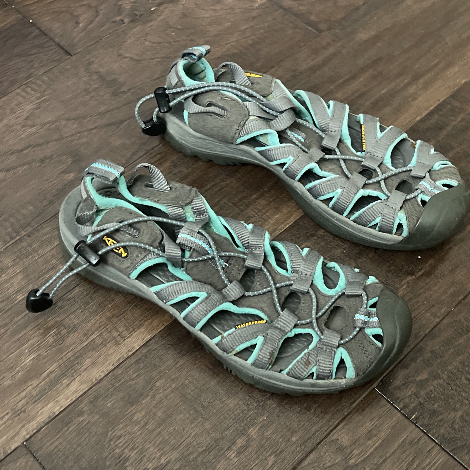 Sandali KEEN Whisper donna taglia 7 impermeabili sport escursionismo grigio acqua scarpe