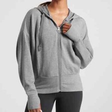 Athleta S Balance Sweatshirt Small Toasted Brown Heather 599503 NEW