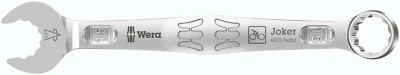 WERA 6003 15mm Pedal Bike Cycle Thin Wall Joker Combination Ring Spanner, 020221