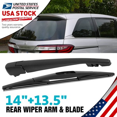Super clean 14''+13.5'' Durable Windshield Rear Arm & Wiper Blades Perfect fit