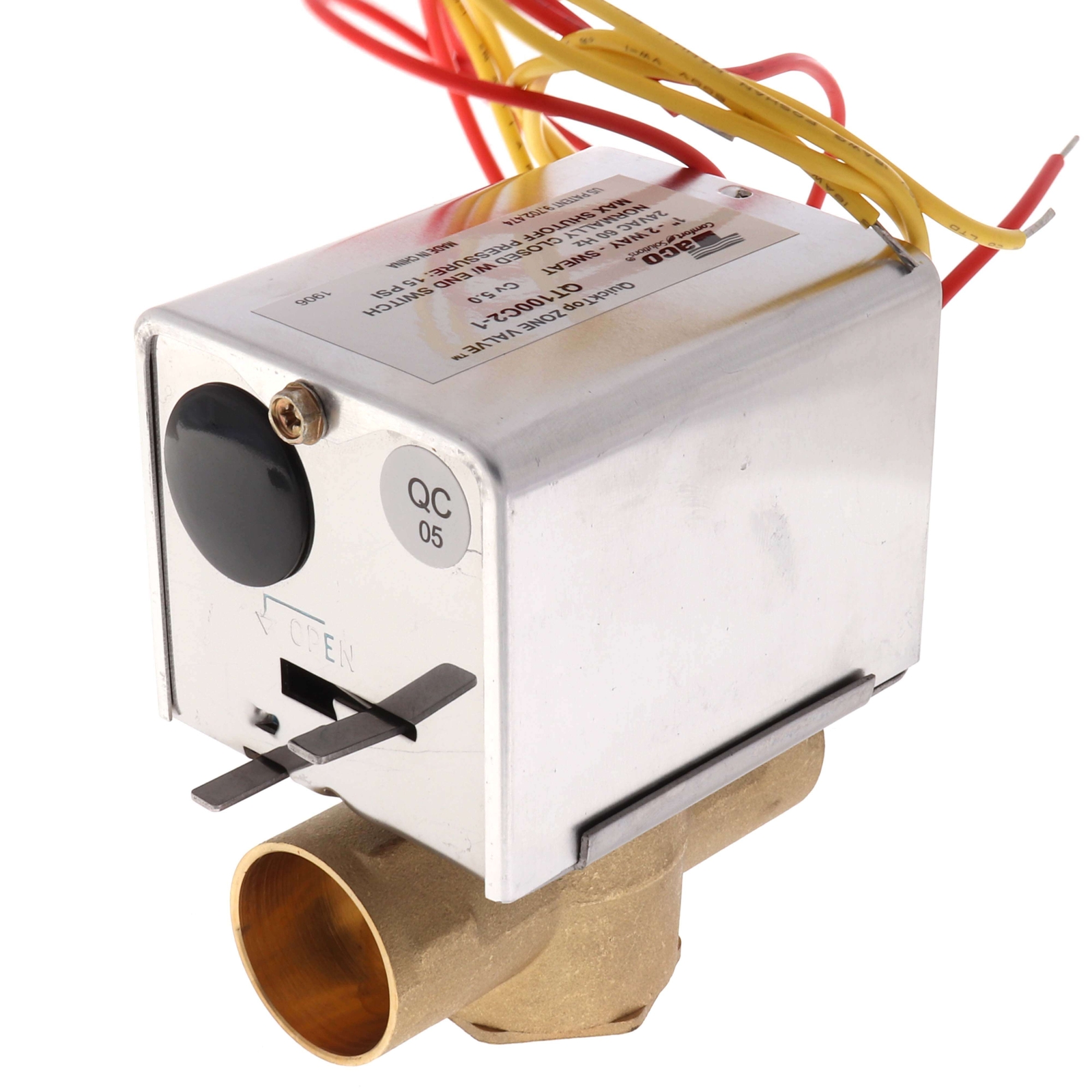 Válvula de sudor Taco QT100C2-1 1 QuickTop Zone