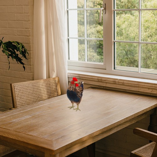 Life Size Chicken Model Garden Ornaments Outdoor Chickens Simulation - Picture 2 of 12