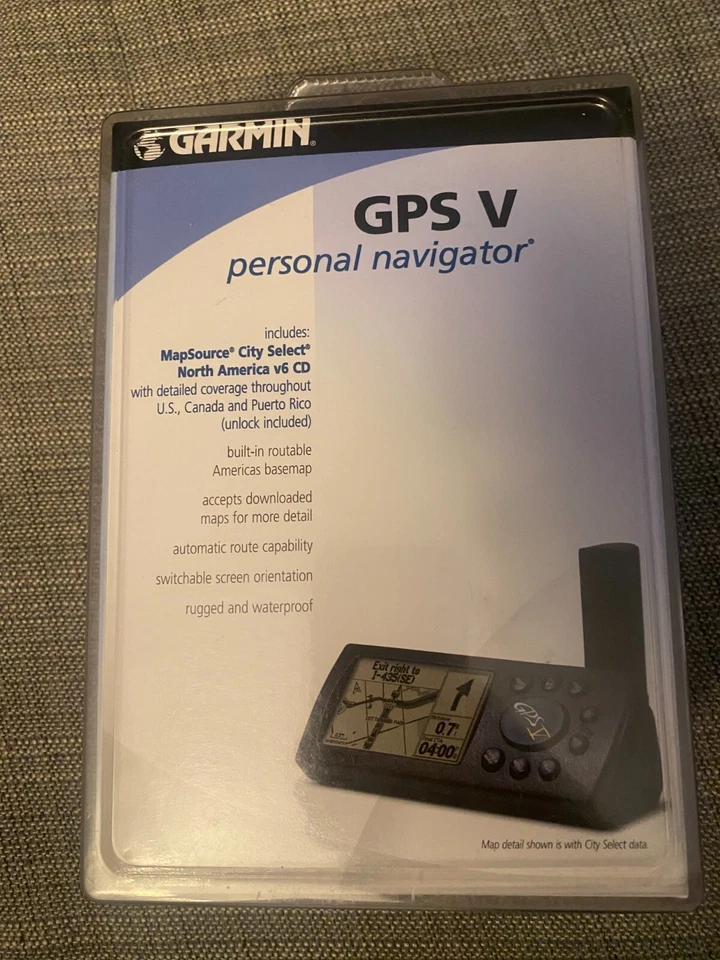 New GARMIN GPS V Personal Navigator System Sealed Free Shipping - Image 3 of 4