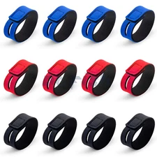 Dr.Fish 12pcs Fishing Rod Belt Ties Stretchy Straps Fishing Tackle Cable Band