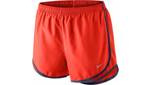orange nike shorts womens