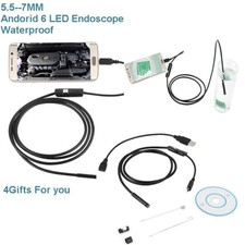 6LED Waterproof Endoscope Inspection Optical Videoscope Camera for Android Phone