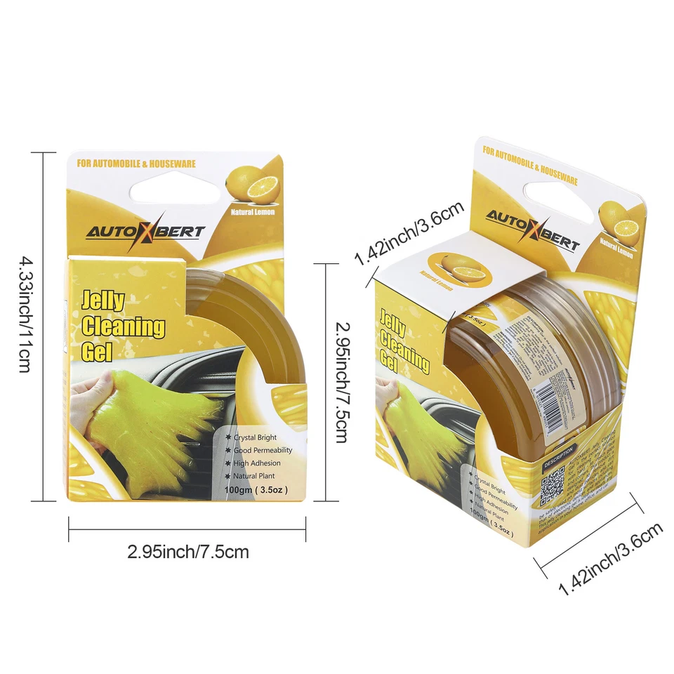 3pc Magic Gel Slime Cleaning Dust Cleaner Home Office Car Laptop Keyboard Phone - Image 2 of 4