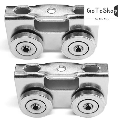 4 Wheel Light Duty Trolley Assembly For Use with All 1-5/8 Taller Strut 2 PACK