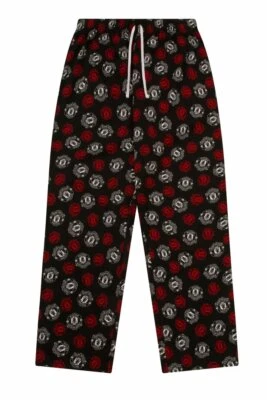 MANCHESTER UNITED F C LOUNGE PANTS MUFC MENS PYJAMAS PANTS