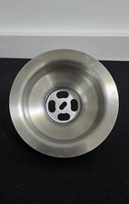 Drain Assembly 4 1/2" for 3 bin sink Stainless Steel Brushed Nickel Finish NEW