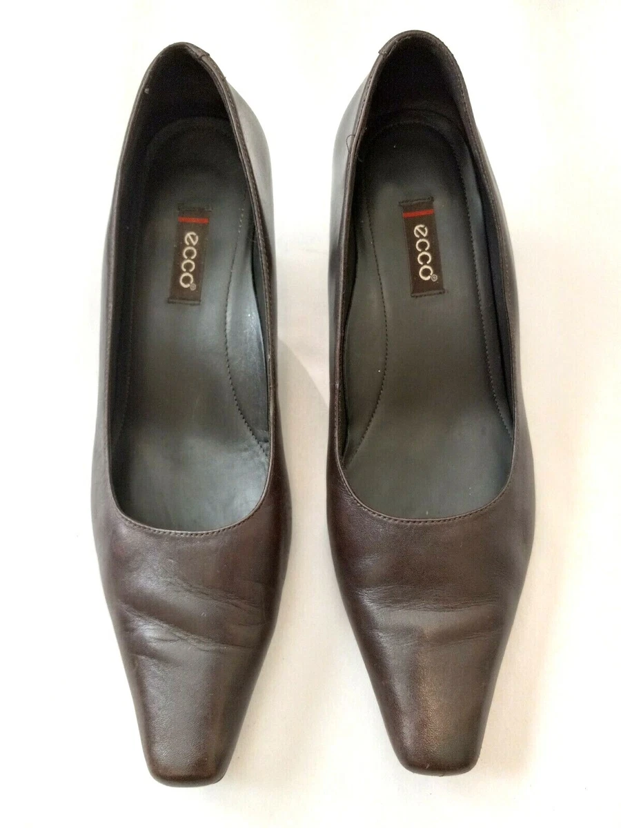 momentum th computer ECCO Women&#039;s Brown Leather Comfort Career Business Office Shoes Size  38 US 9 M | eBay