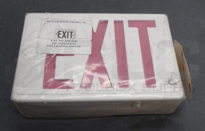 SEALED NEW BEST LIGHTING PRODUCTS XTU2RW INCANDESCENT EXIT LIGHTING FIXTURE