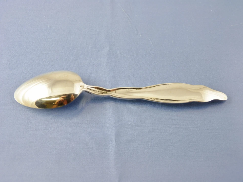 LILY OF THE VALLEY 1885 TEASPOON BY WHITING MFG  STERLING  - Image 2 of 2