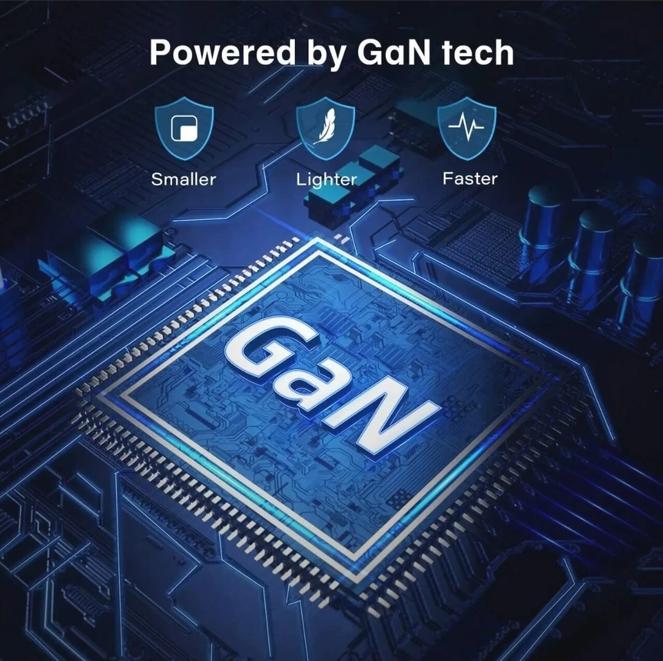 USB C Wall Charger, POWERADD 61W PD Charger [GaN tech ] Foldable - Image 4 of 4