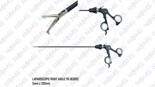 5mmx330mm Steel Right Angle 90° Laparoscopic Dissector Store-Type Surgical Inst