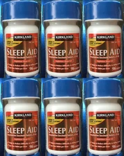 Kirkland Sleep Aid 25 mg 96 Tablets x 6 bottles  exp Jan 2027
