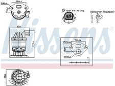 AGR Ventil für HONDA CIVIC VII Stufenheck VIII Hatchback JAZZ II