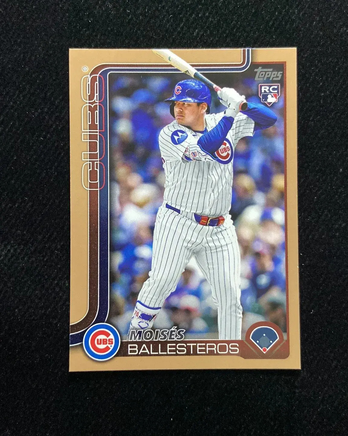 2025 Topps Update Series Gold #US262 Moises Ballesteros RC Rookie 577/2025 HD