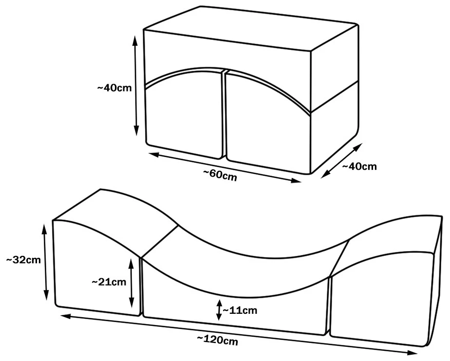 Meubles, Chambre D'Enfants, Éco-cuir matelassé: 2xfauteuil+canapé+pouf dépliant - Photo 4/4