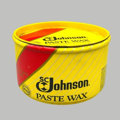 SC Johnson Paste Wax The Original Formula 16oz 40-50% Full Discontinued