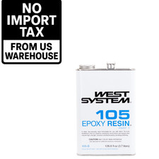 WEST SYSTEM 105-B Epoxy Resin 1 Gallon Marine Grade Boat Repair