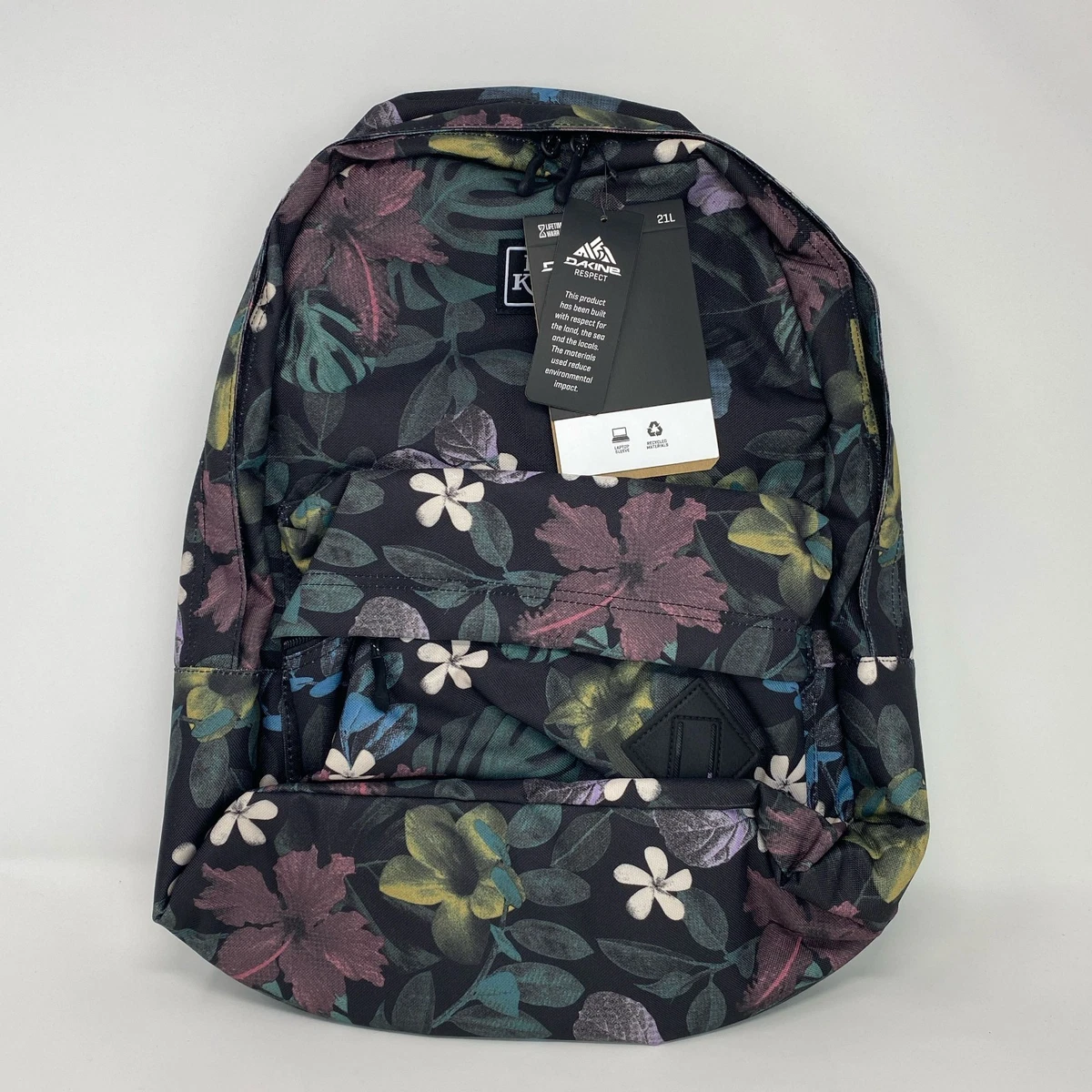 NWOT DAKINE Black Backpack with Red & Teal Floral Print Dakine Campus Backpack (Closeout) - Ourland Outdoor main image 4