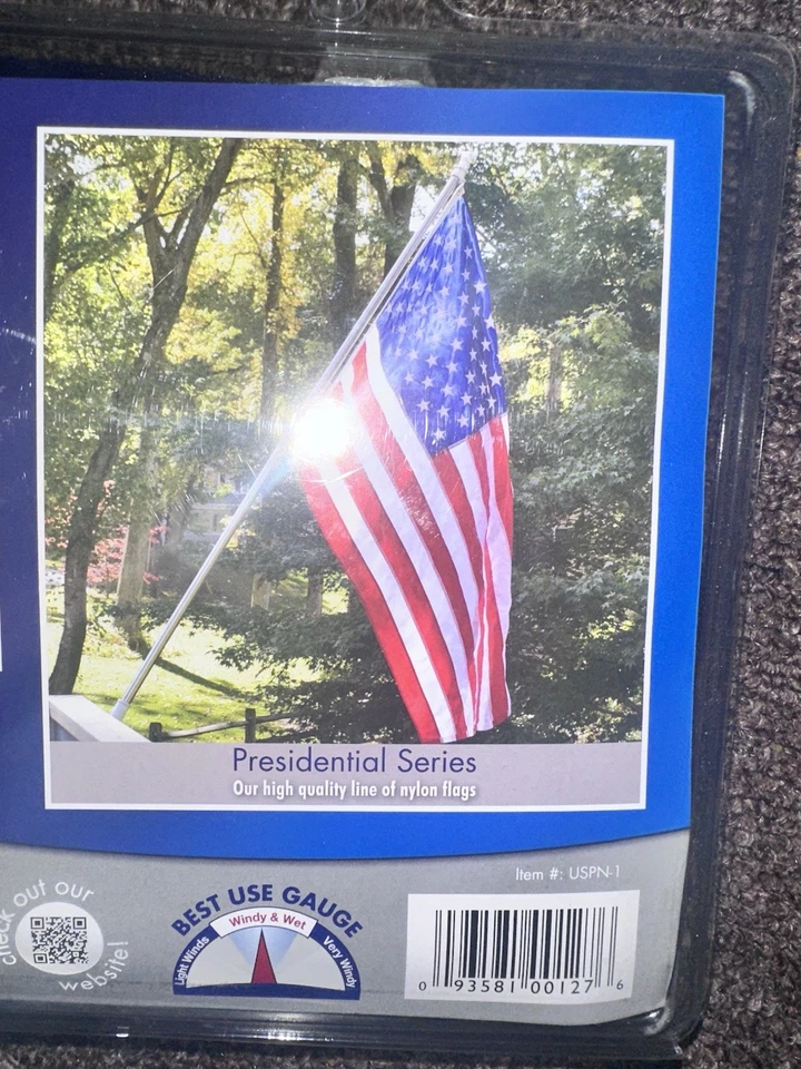 Bandera de Estados Unidos de nailon coser 3x5 Foto 3 de 3