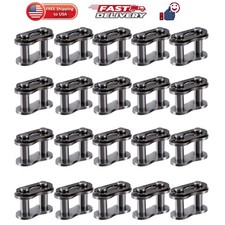 20pcs Chain Master Link Roller, Steel Alloy Heavy Duty Connector