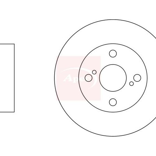 APEC Brake Disc DSK2306