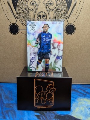 Cristian Arango Pearlers Case Hit SSP San Jose Earthquakes 2025 Topps Chrome MLS