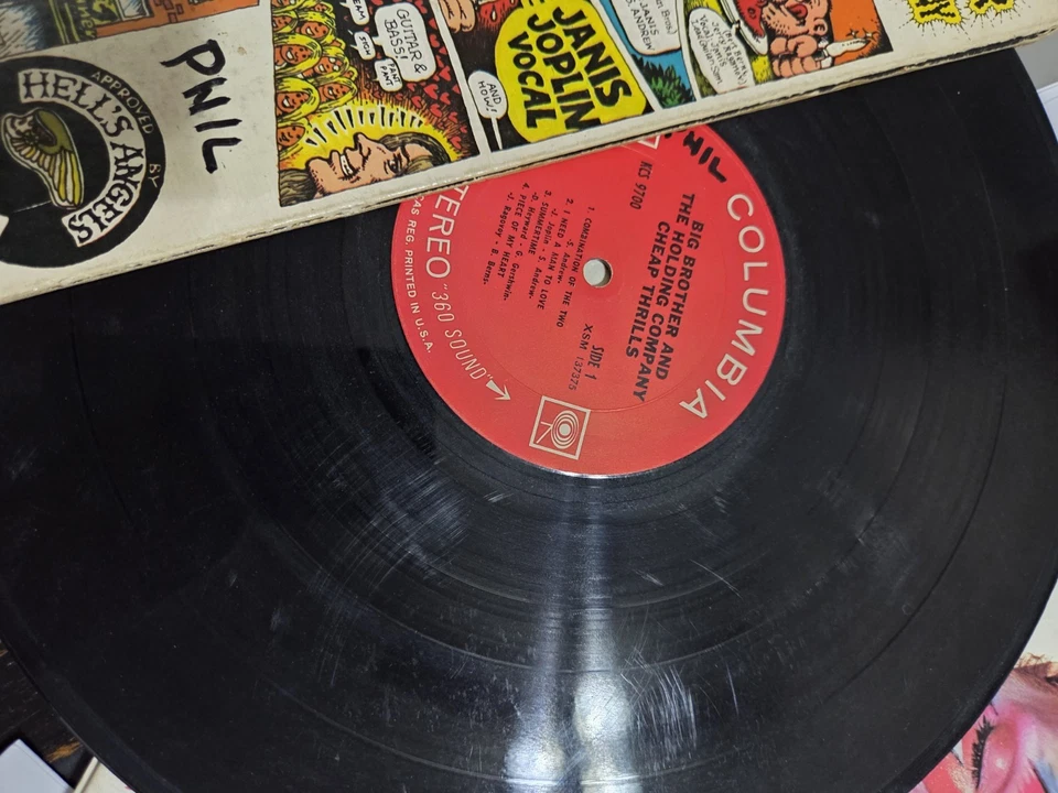 Big Brother & the Holding Company LP Columbia, 1967, PC-9700, Cheap Thrills ~ VG - Image 3 of 3
