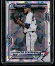 2021 Bowman #BCP-95 Simeon Woods Richardson Chrome Prospects Atomic Refractor