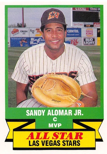Sandy Alomar Jr. 1988 CMC Triple A All-Stars 31  Las Vegas Stars  Baseball Card