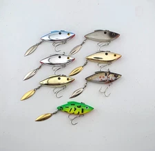 (7) Bill Lewis Rat-L-Trap Spin Trap Lipless Crankbait Fishing Lure Lot of 7