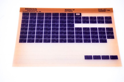 #ad OEM Honda VF700 C 1986 November #x27;87 Magna Parts Catalog Microfiche $8.99