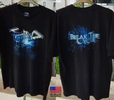 New 2001 Staind Post Grunge 2 sided Black Short sleeve Remake T shirt NH24147