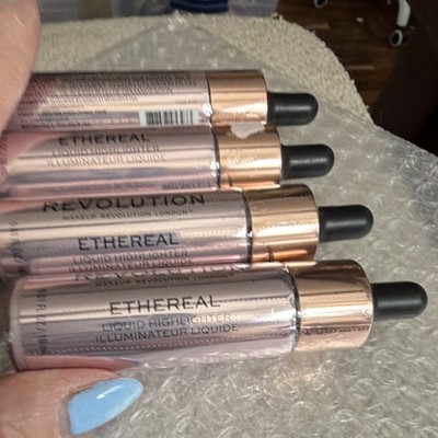 Makeup Revolution Liquid Highlighter in Ethereal 0.61 fl OZ Pack Of 4