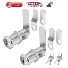 Cabinet Locks with Keys, 1-1/2" Long Cam Locks keyed Alike, Cabinet Cam Lock ...