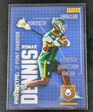 Romar Dennis PROTOTYPE 2025 Premier Lacrosse League Flagship PLL Yellow #/50 Romar Dennis PROTOTYPE 2025 Premier Lacrosse League Flagship PLL Yellow #/50