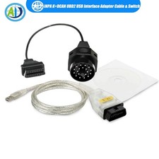 Obd Diagnosis Switch Usb Interface For Ediabas Inpa Kdcan Bmw Obd2 To Obd1 Set