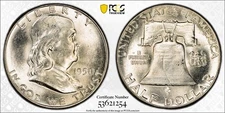 1950-P PCGS MS63 FBL Franklin Half Dollar w/ Strong Strike & Really Nice Luster