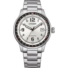 Reloj de pulsera Citizen Urban Military plata para hombre NJ0190-51A