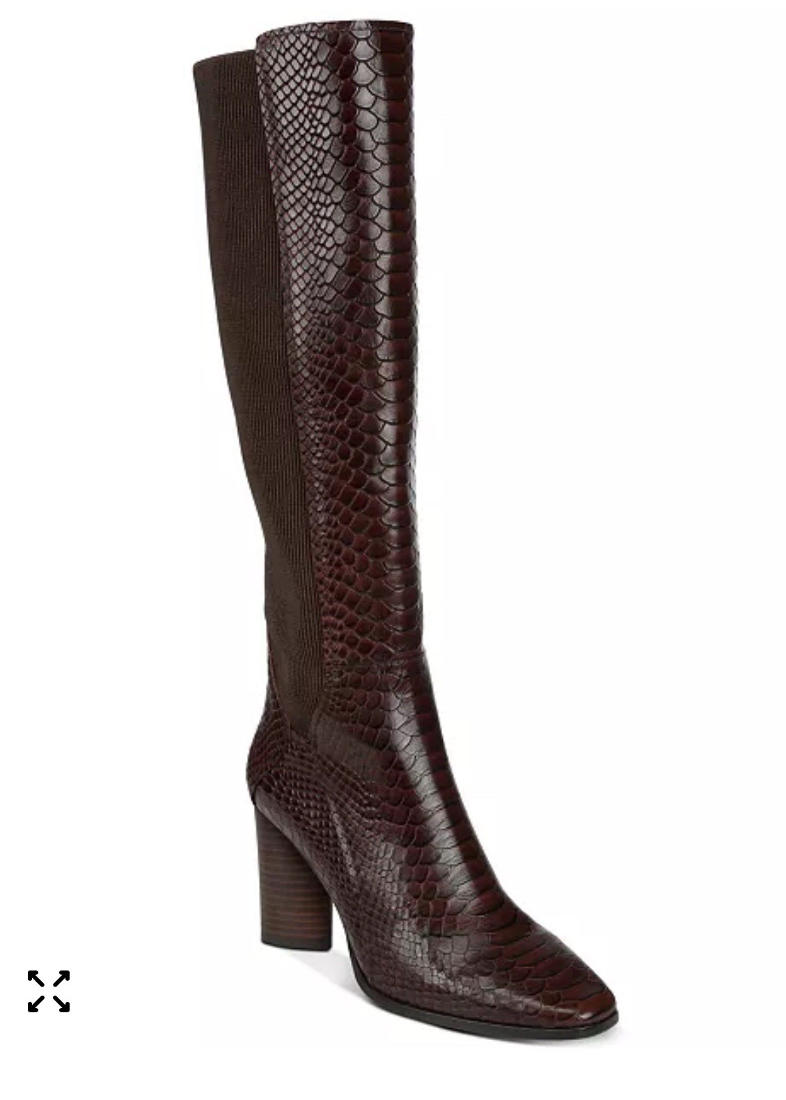 Donald Pliner Gell Pull-On Leather Python Skin Bo… - image 1