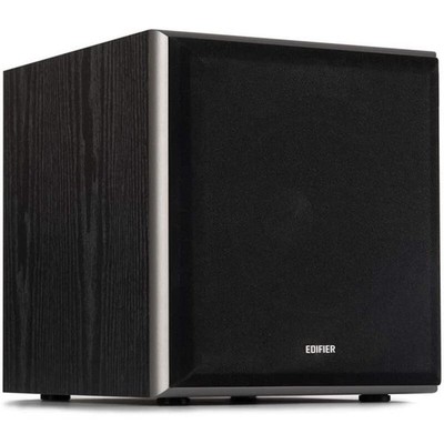Edifier T5 Subwoofer mit Low-Pass Filter und 20,3cm Basstreiber 70 Watt Schwarz