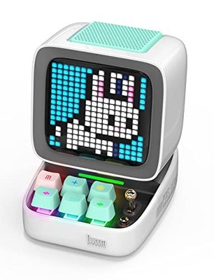 DIVOOM DITOO-PRO Tragbarer Bluetooth Lautsprecher 3,55 Zoll Weiß